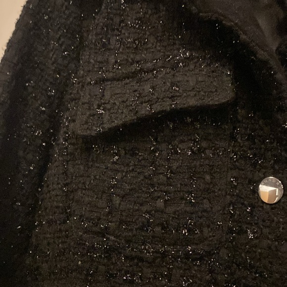 NWOT LAUNDRY BY SHELLI SEGAL WOMEN’S SINGLE-BREASTED SKIRTED TWEED COAT. - Picture 12 of 16